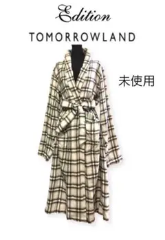 トゥモローランド エディション ロング ガウン コート オンブレチェック