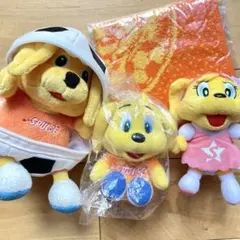 ★4点清水エスパルスぬいぐるみハンドタオル応援サポーターパルちゃんピカルちゃん