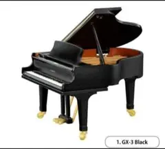 KAWAI ミニチュアコレクション ピアノ　1. GX-3 Black　ガチャ