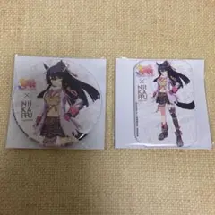 ウマ娘　プリティーダービー　ナリタブライアン　缶バッジ　新冠町観光協会