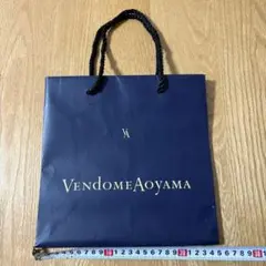 Vendome Aoyama ショッパー ネイビー 約25cm