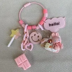 じゃらじゃらキーホルダー　デコホイップキーホルダー④