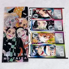 最強ジャンプ 9月号 鬼滅の刃 付録 チケット風ステッカー クリアファイル