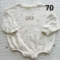 baby gap バブルワンピース　ロンパース　長袖　70センチ