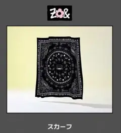 ZO&FRIENDS ポップアップ ZOA スカーフ　6