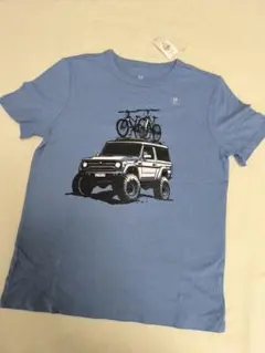 【GAP KIDS】 130cm ブルーTシャツ 車 M(8)
