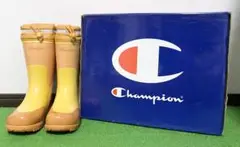 Champion 希少!レインブーツ!長靴!雨具!黄色!新品!ガーデニングにも!