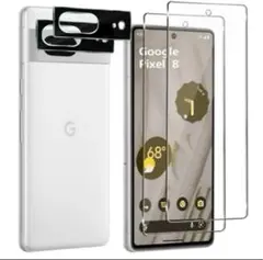 Blxnyt Google Pixel 8ガラスフィルム2枚+カメラフィルム2枚