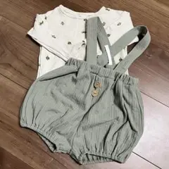 かぼちゃパンツ　ロンT セット 70cm