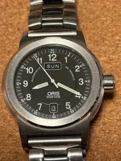 ORIS パイロットウォッチ　BC3 ブラック／アイボリー パイロットウォッチをモチーフに。ビッグクラウン搭載 ORIS BC3