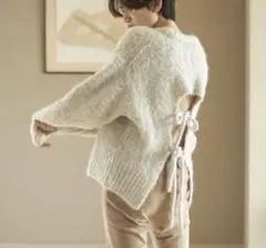 美品 ロザリームーン Poodle Knit Pullover
