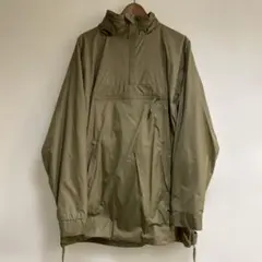 実物　USED イギリス軍　オリーブ色 ハーフジップ ミリタリージャケット