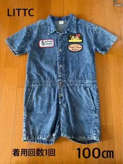 美品　LITTC ミッキー　オーバーオール　つなぎ　　　100㎝