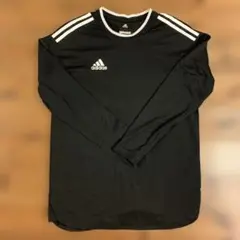 adidas ブラック ロングスリーブ Tシャツ M