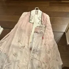 ピンクの汉服 马面裙