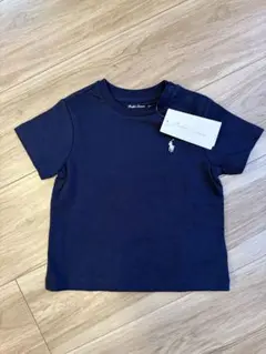 【新品タグ付き】Ralph Lauren ネイビー Tシャツ 12M