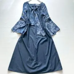 【美品】sahara marte　 2023年 クロスネックドレス ワンピース