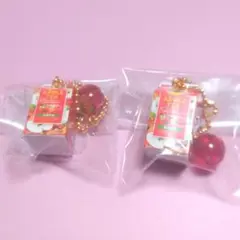 Lipton ミニチュアチャーム & グミ　アップルティー　2個セット