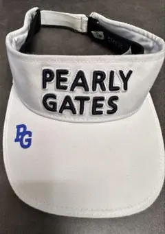 PEARLY GATES ホワイト サンバイザー フリーサイズ