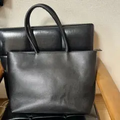 RATOM A4可 シボ革 トートバッグ 黒
