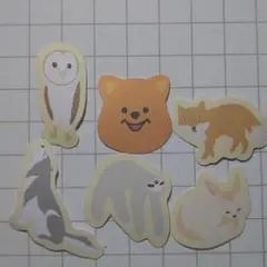 動物シール(6種類)