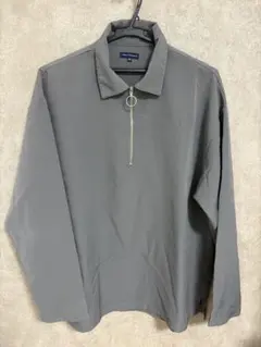 URBAN RESEARCH グレー ジッパー付きポロシャツ 40