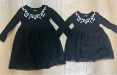 女の子 フォーマルワンピース 喪服 100と80サイズ