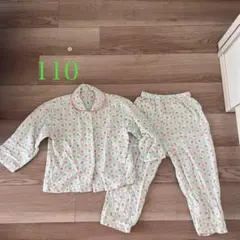 Chlesper 花柄パジャマ 上下セット 110