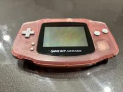 ゲームボーイアドバンス クリアピンク 本体とゲームソフト