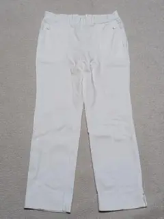 【美品】ドゥクラッセパンツ　サイズ11　ホワイト　Lサイズ
