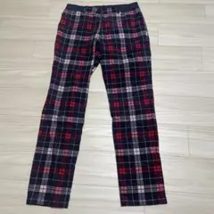 トミーフィルフィガーゴルフ　チェックストレッチパンツ　サイズXL