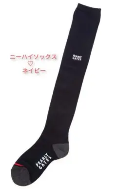 パーリーゲイツ ニーハイソックス ソックス 新品 ネイビー レディース 定番