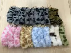 ふわもこしっぽチャーム しっぽキーホルダー 21個セット