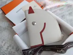 ショップカード付 新品 エルメス コインケース パドック バスティア カルヴィ