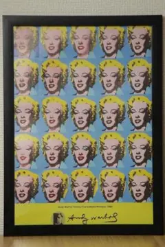 マリリン・モンロー　Marilyn Monroe　ポスター　額付き