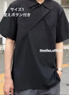 国内正規品　nullus 25ss Polo 深水光太着用　変えボタン付き