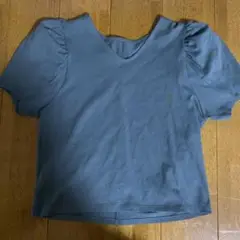 ローリーズファーム　 Vネック パフスリーブ Tシャツ Mサイズ