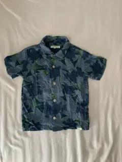 BEAMS mini 魚柄アロハシャツ 100