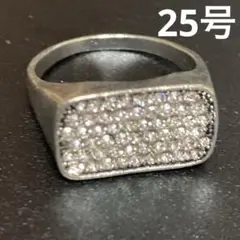 ヴィンテージ ラインストーン メキシカン ガレッジ メンズ リング シルバー22