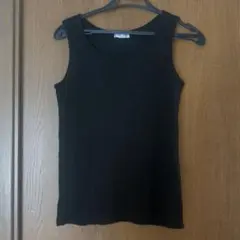 CHIP CLIP ブラック タンクトップ
