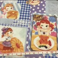 ペコちゃん　生地　　縦48x110 スイーツ　PEKOちゃん