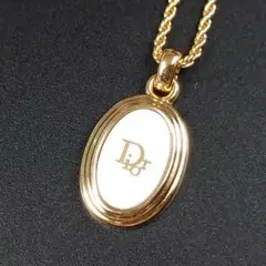 極美品✨ Dior ネックレス CD ロゴ サークル 希少 刻印 44cm