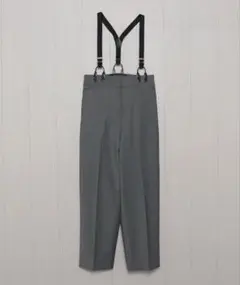 美品＜H＞ハイウエストサスペンダーパンツ