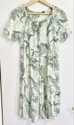 【美品】　ZABAIONE ワンピース　トロピカル柄　夏