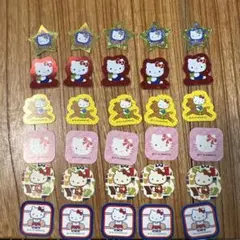 平成レトロ　フレークシール　サンリオ　キティ　2004年　30枚セット