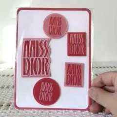 new❣️DIOR 刺繍ワッペン5枚入り
