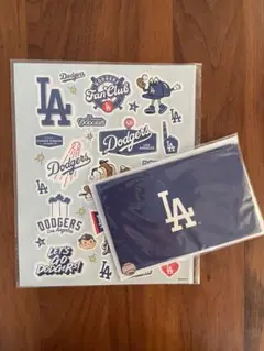 ドジャース ファンクラブ　ドジャースタジアムペーパークラフト ステッカー