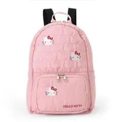 新品未使用タグ付き♥HELLO KITTY♥ ハローキティ♥刺繍リュック キルト