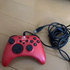 Nintendo Switch USBコントローラー 赤