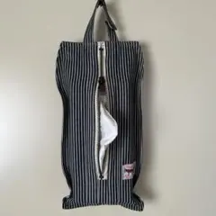 ストライプ ティッシュボックスカバー